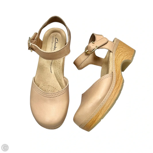 Shoes Heels Block By Clarks In Pink, Size: 7