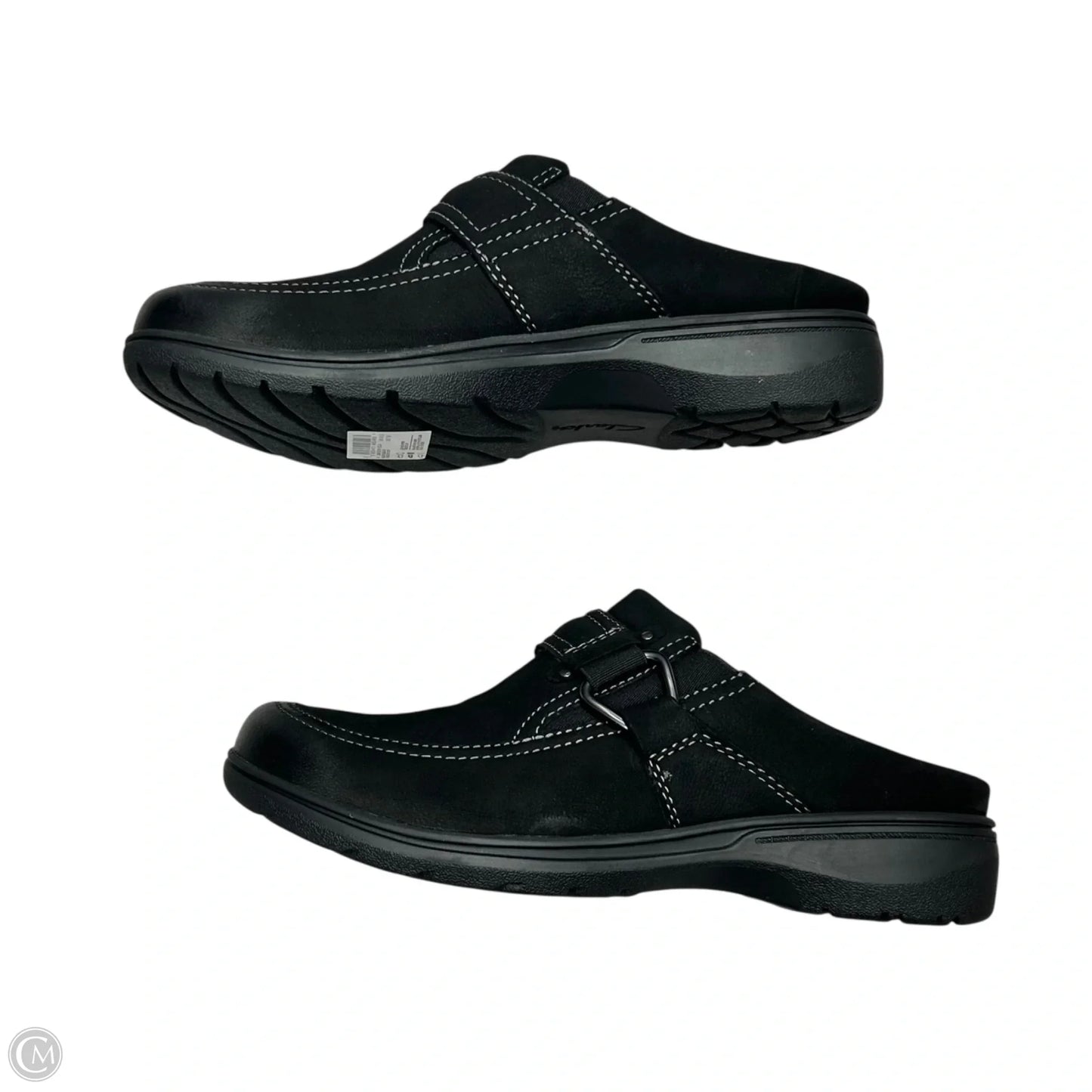 Shoes Flats By Clarks In Black, Size: 7