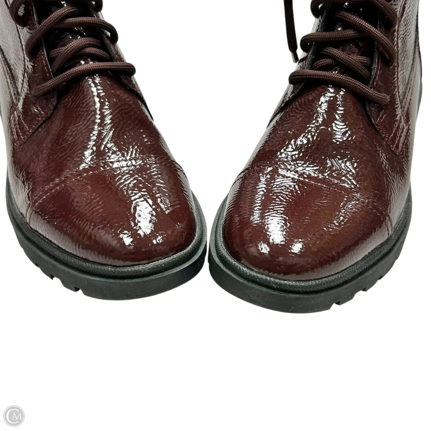 Boots Combat By Clarks In Maroon, Size: 7