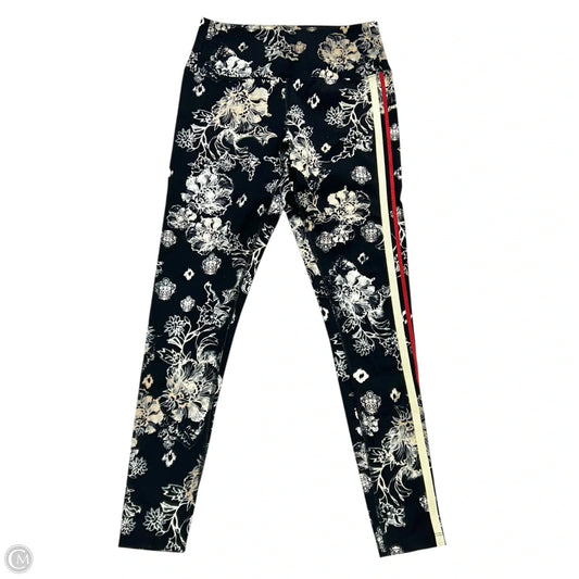 Athletic Leggings By Free People In Black & Cream, Size: S
