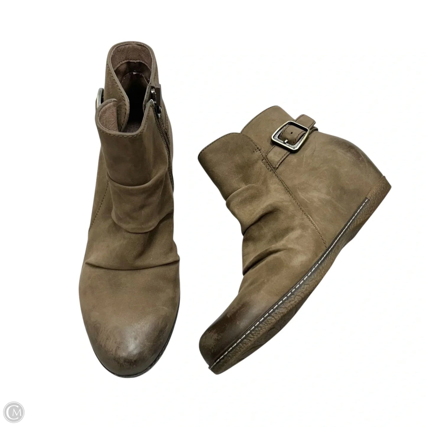 Boots Ankle Flats By Dansko In Taupe, Size: 9.5