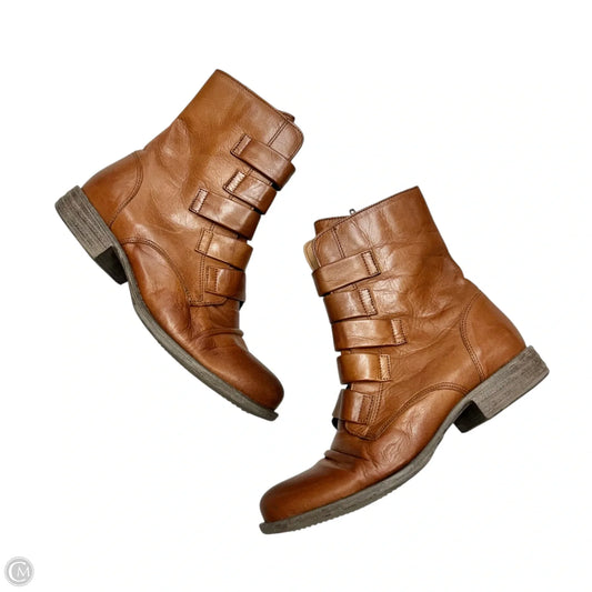 Boots Mid-calf Flats By Miz Mooz In Brown, Size: 8.5