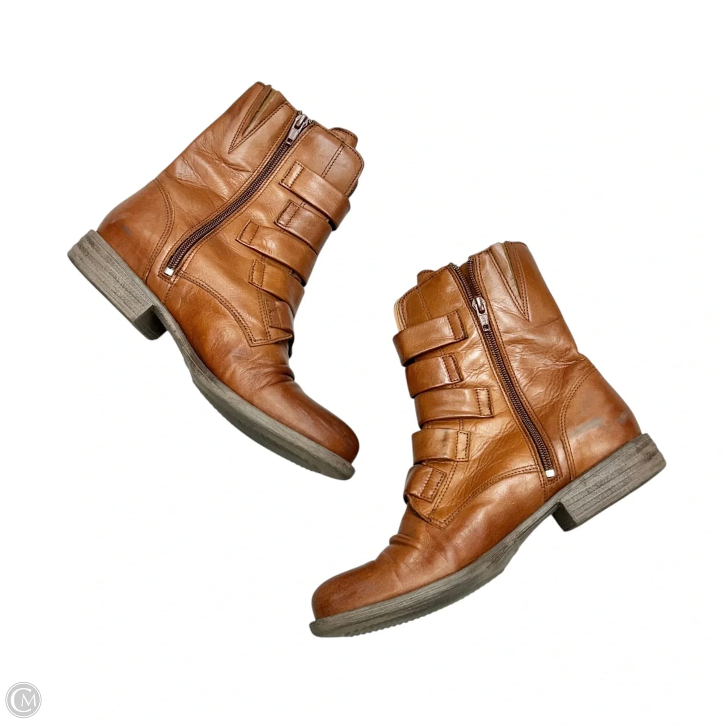 Boots Mid-calf Flats By Miz Mooz In Brown, Size: 8.5