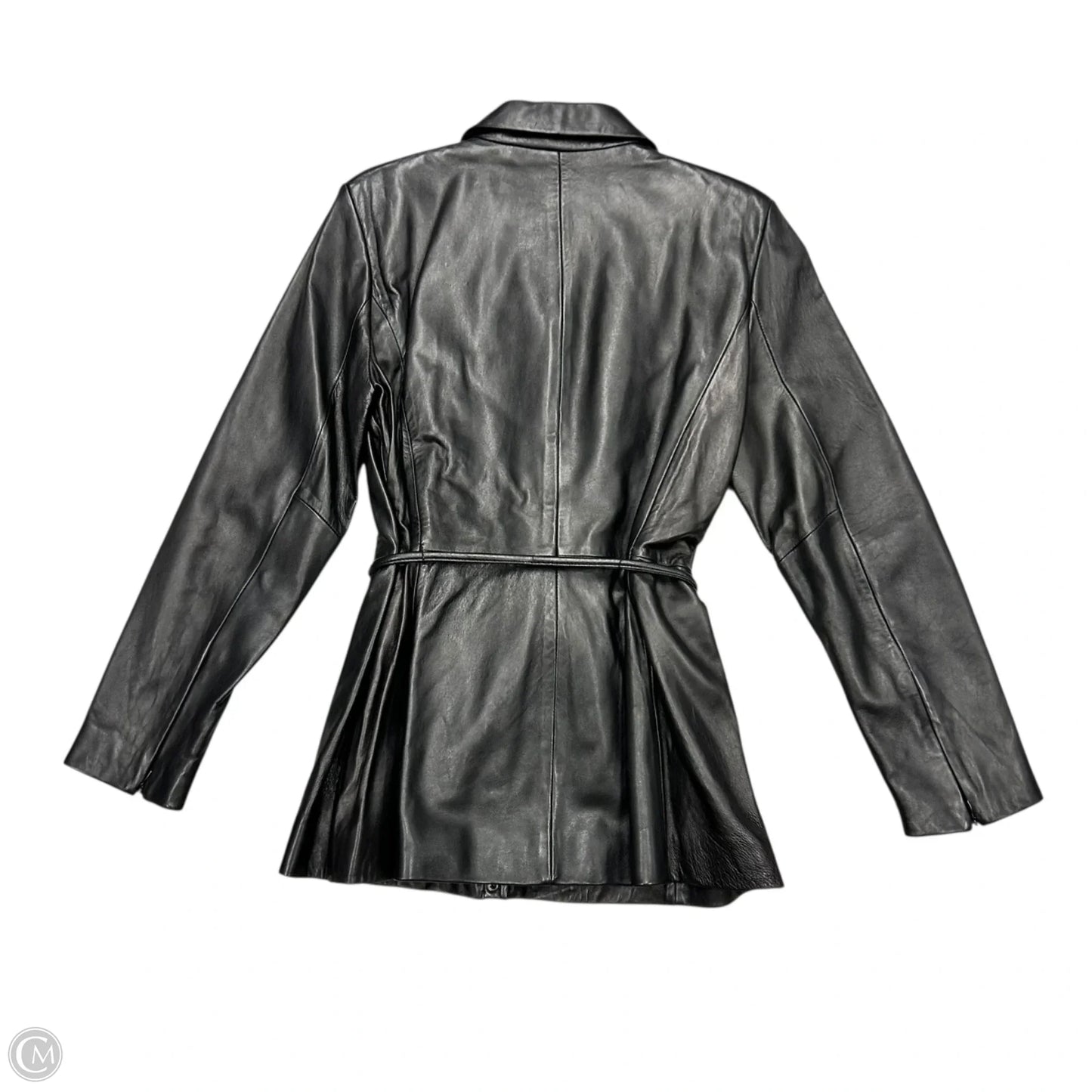 Coat Leather By Kenneth Cole Reaction In Black, Size: L