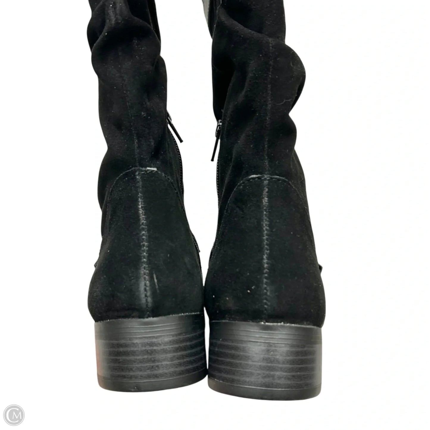 Boots Mid-calf Flats By Nine West In Black, Size: 10