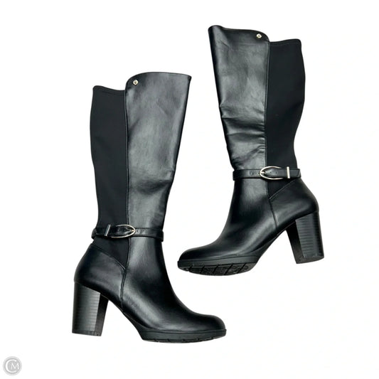 Boots Knee Heels By Anne Klein In Black, Size: 7.5