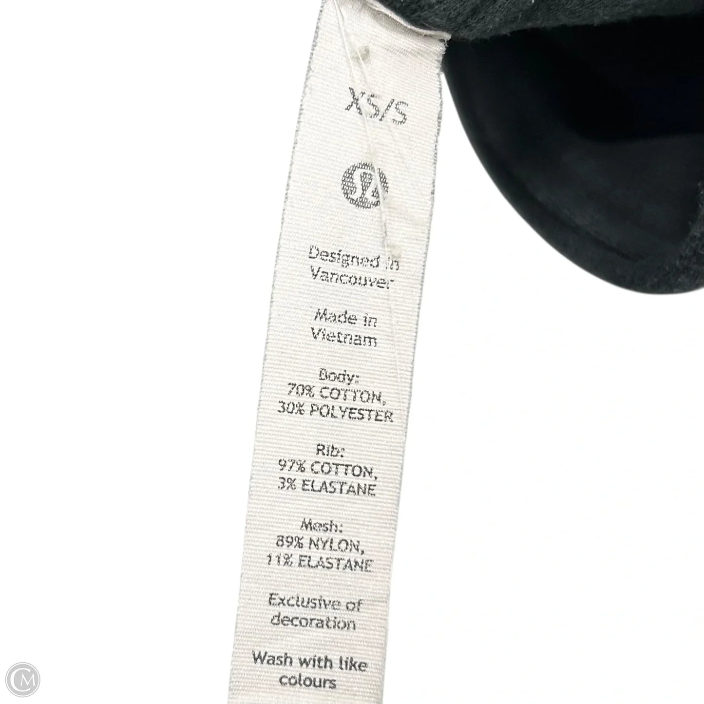 Athletic Sweatshirt Hoodie By Lululemon In Black, Size: Xs