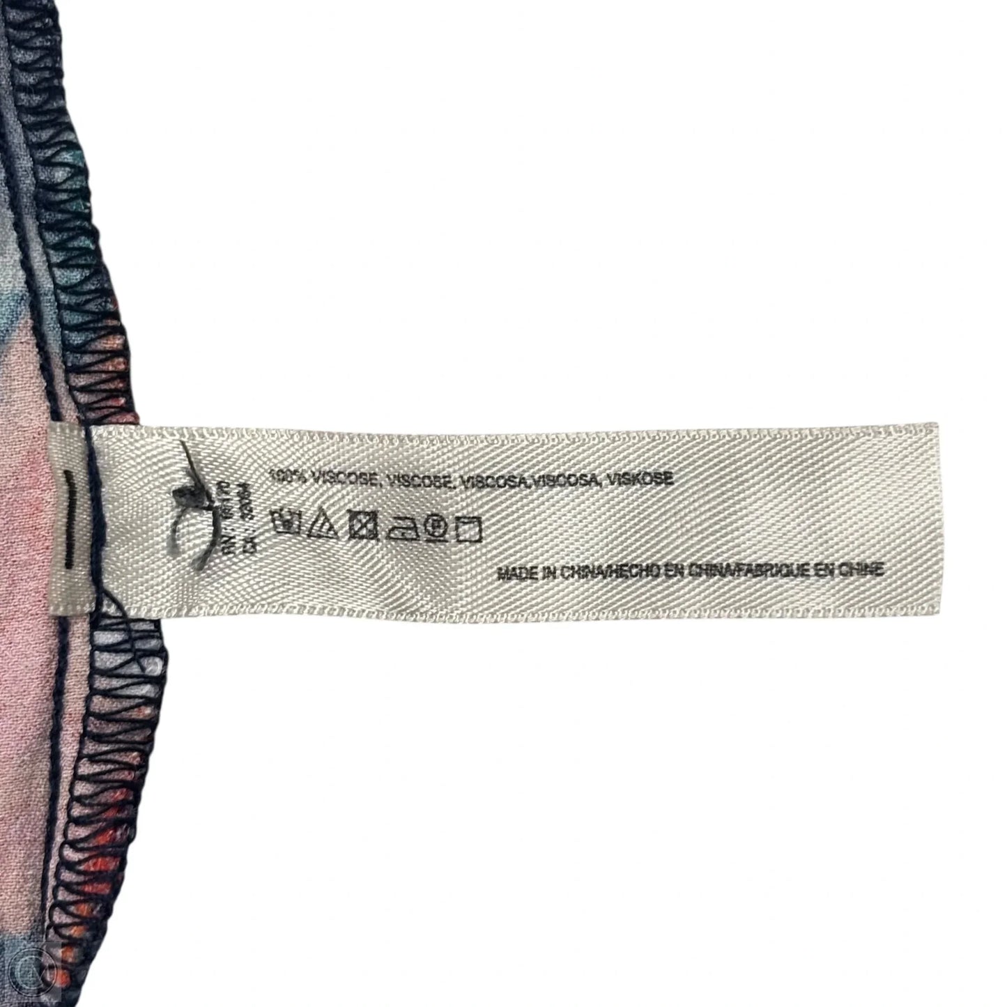 Top Long Sleeve By Floreat In Floral Print, Size: Xs