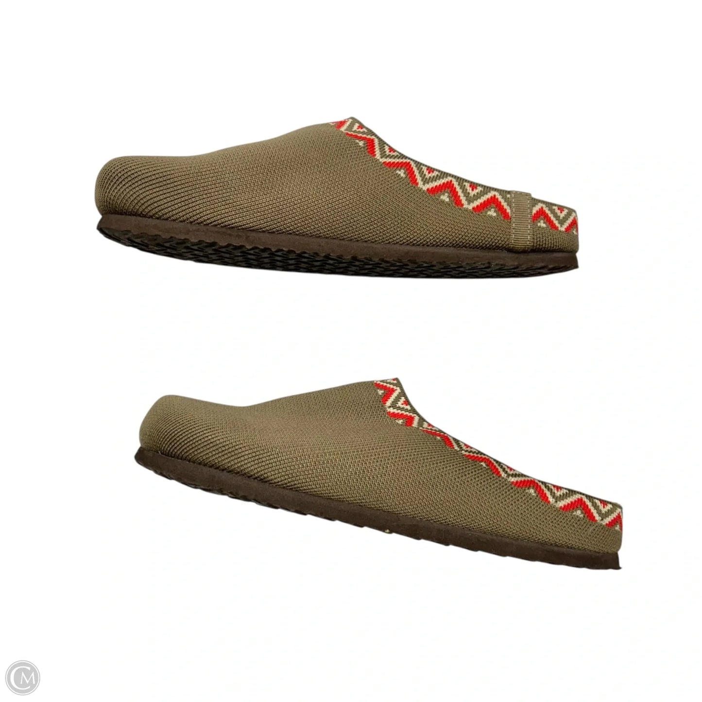 Shoes Flats By Cushionaire In Brown & Red, Size: 7.5