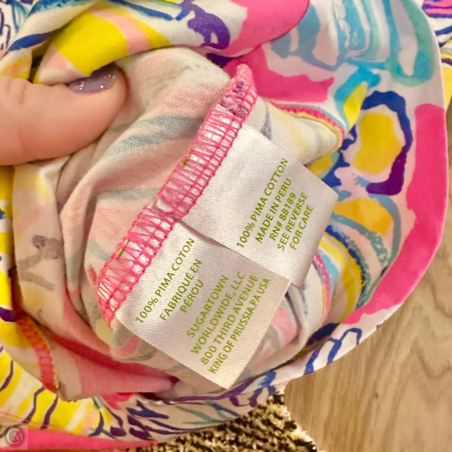 Dress Designer By Lilly Pulitzer In Pink & Yellow, Size: M