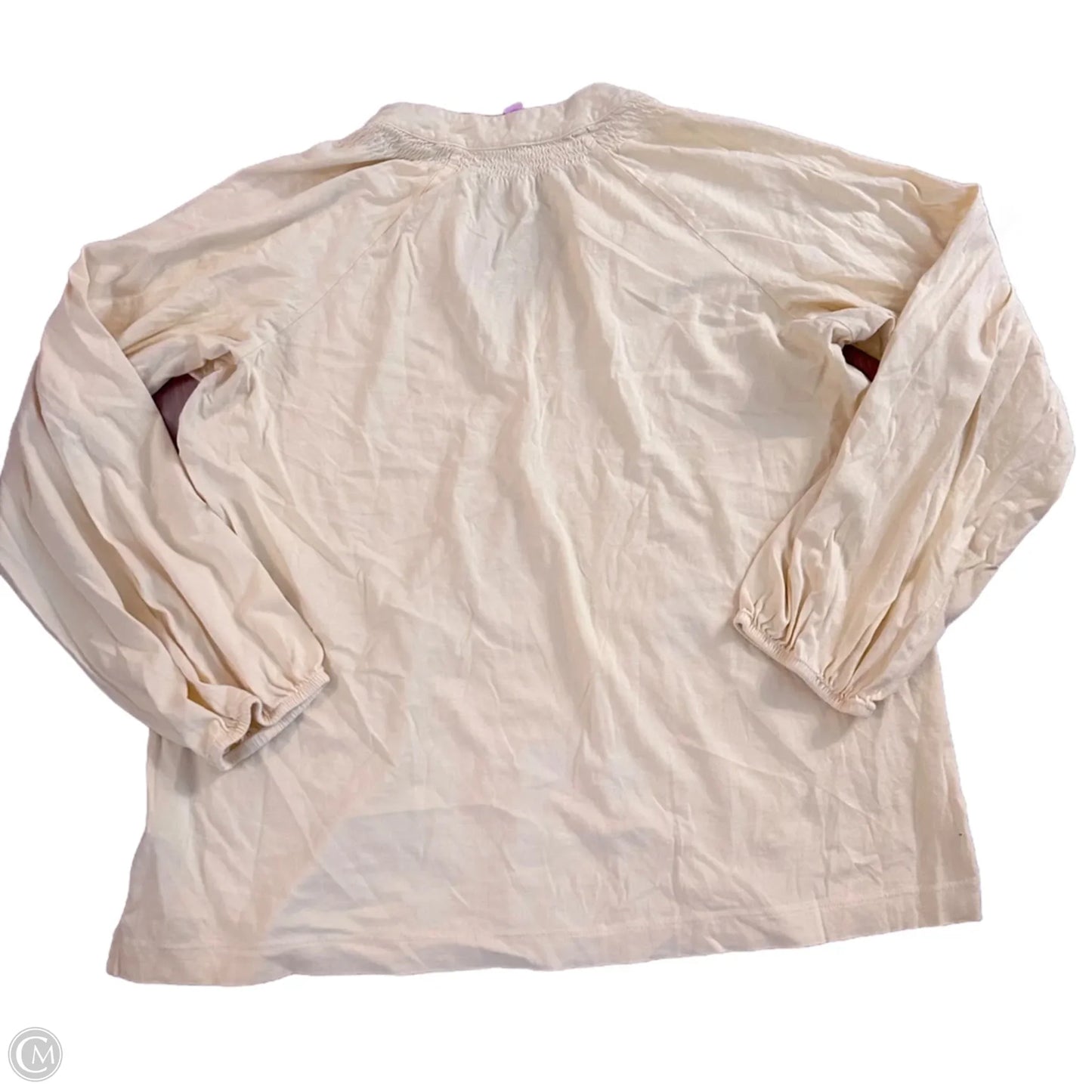 Top Long Sleeve Designer By Lilly Pulitzer In Yellow, Size: L