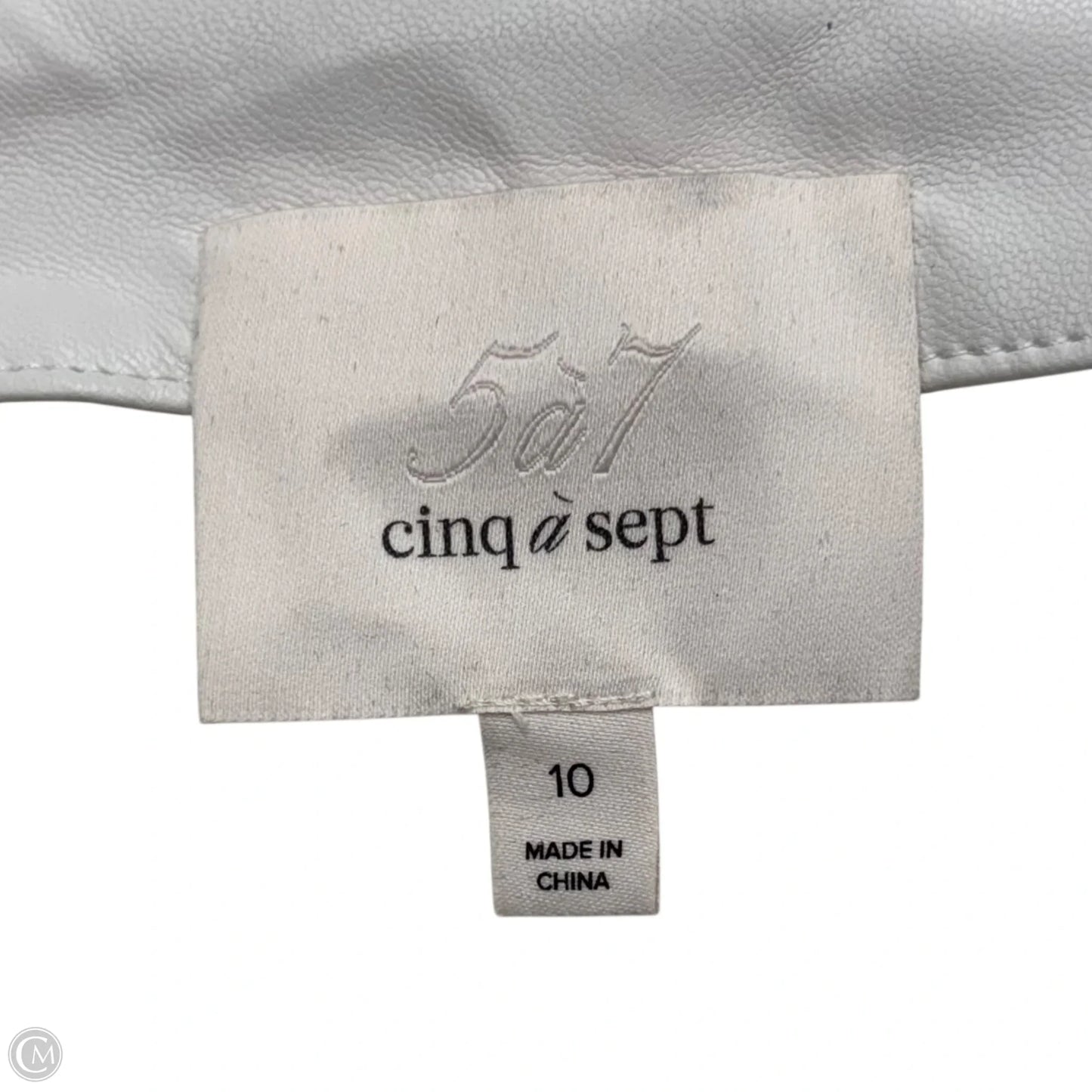 Tunic Short Sleeve By Cinq A Sept In Beige, Size: M