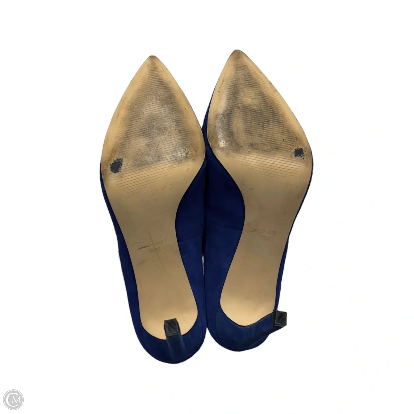 Shoes Heels Stiletto By Nine West In Blue, Size: 10.5