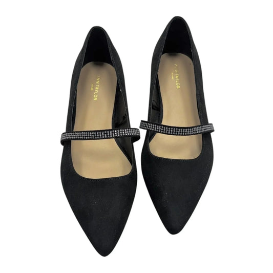 Shoes Flats By Ann Taylor In Black, Size: 7.5