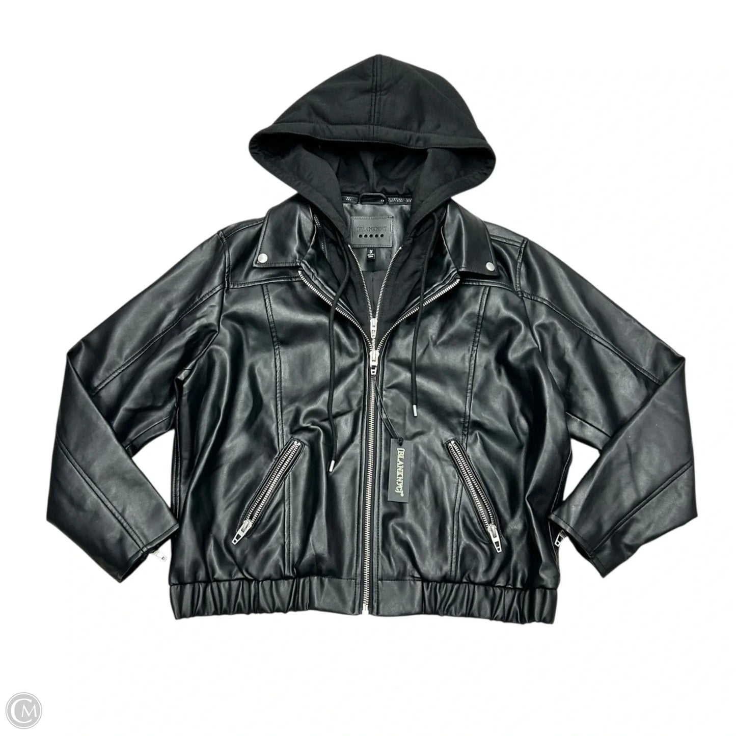 Jacket Moto By Blanknyc In Black, Size: 1x