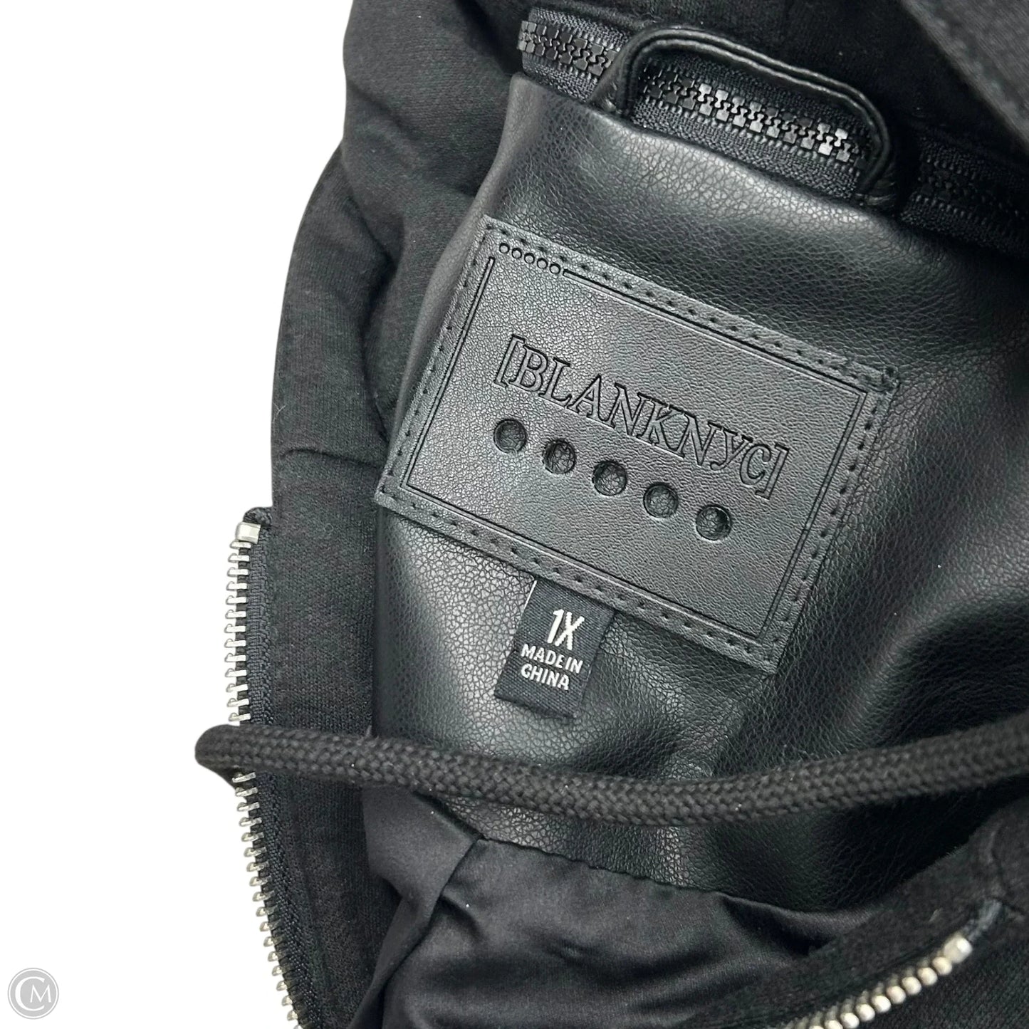 Jacket Moto By Blanknyc In Black, Size: 1x