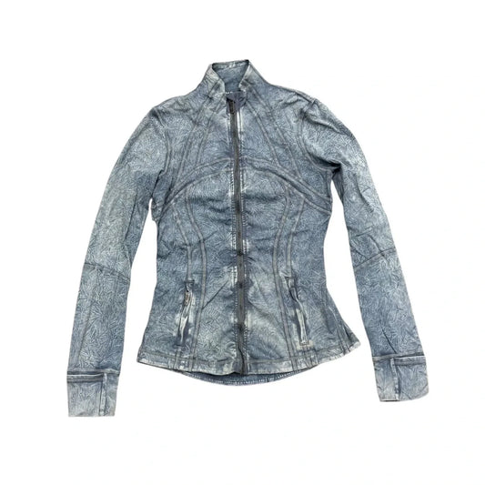 Athletic Jacket By Lululemon In Blue, Size: S