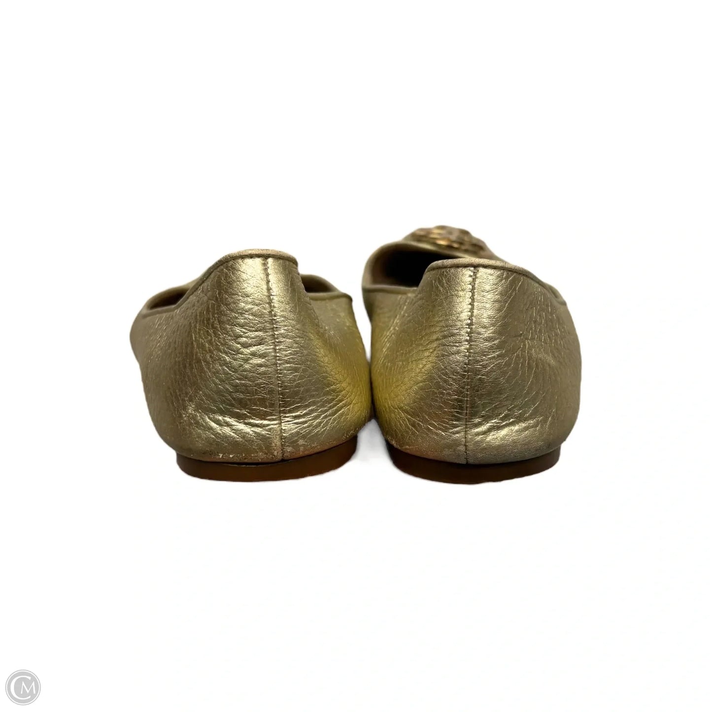 Shoes Designer By Tory Burch In Gold, Size: 9