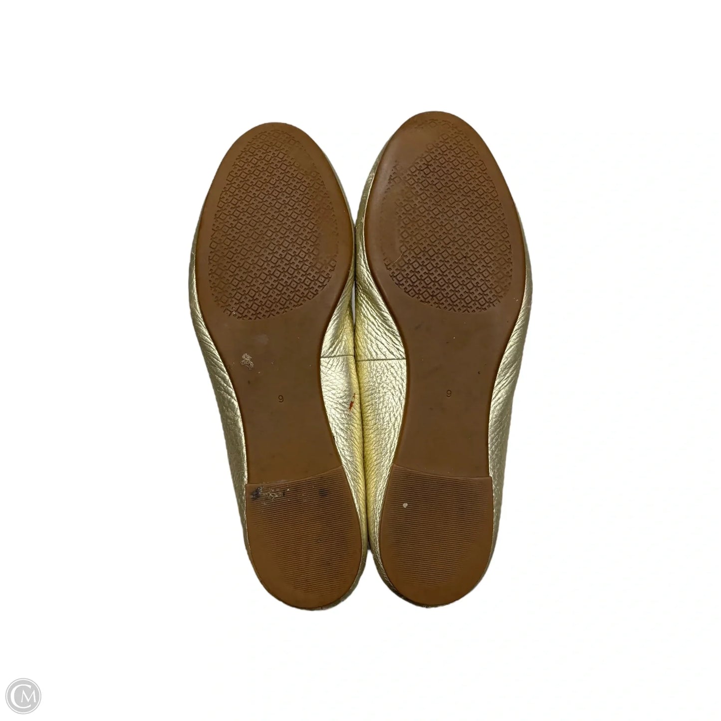 Shoes Designer By Tory Burch In Gold, Size: 9