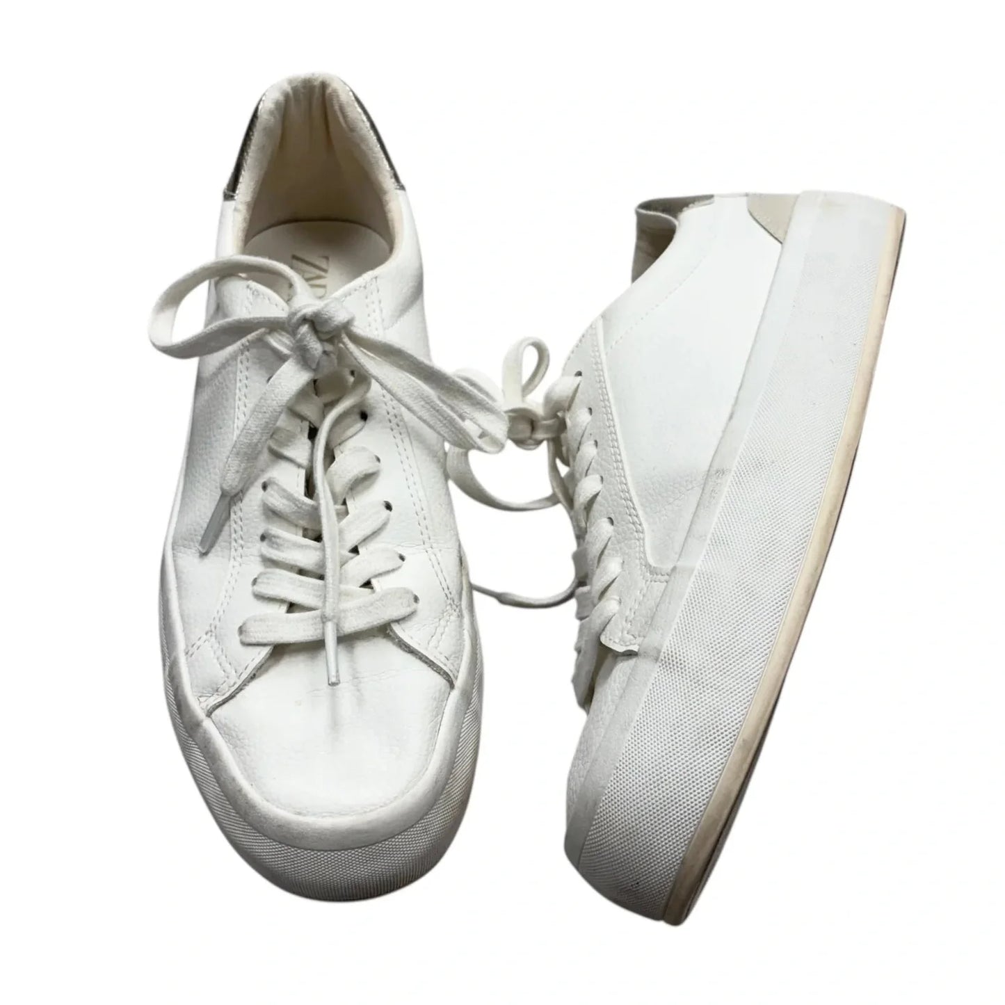Shoes Sneakers By Zara In White, Size: 9.5
