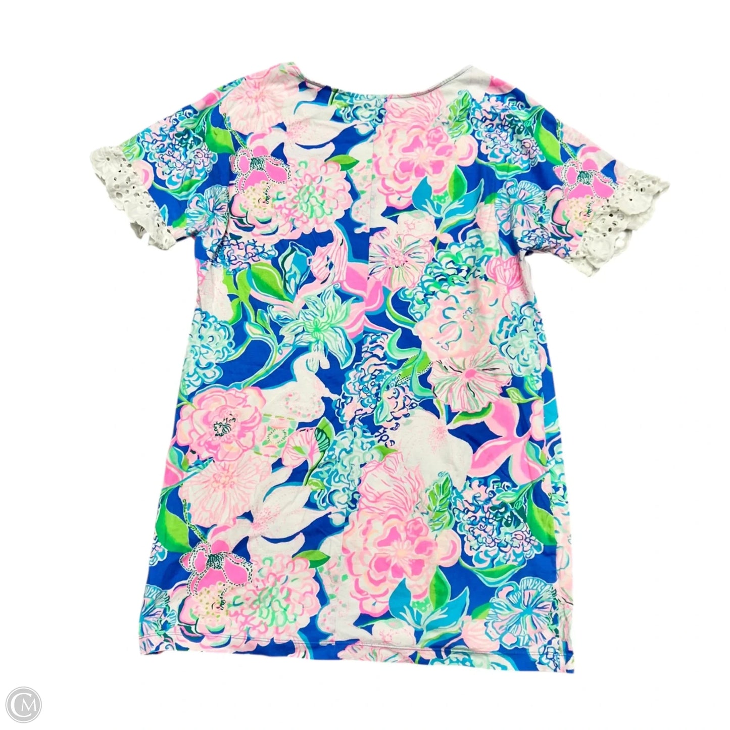 Dress Designer By Lilly Pulitzer In Blue & Pink, Size: Xl