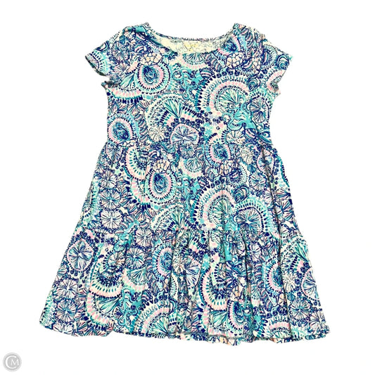 Dress Designer By Lilly Pulitzer In Blue & Pink, Size: Xl