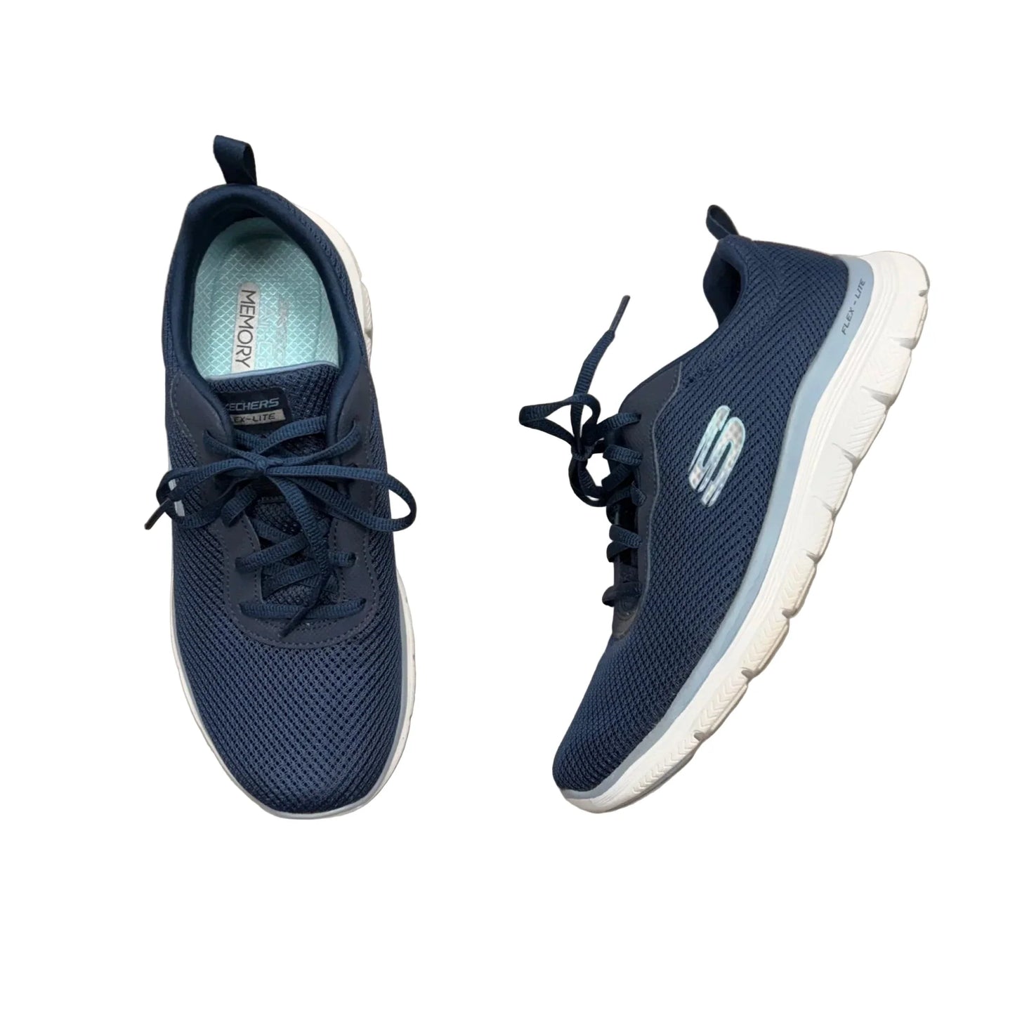 Shoes Athletic By Skechers In Navy, Size: 8