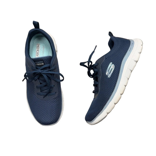 Shoes Athletic By Skechers In Navy, Size: 8