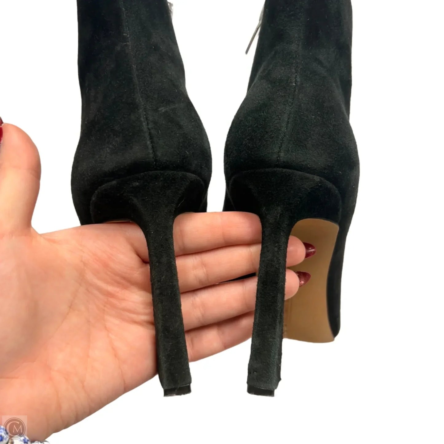 Boots Ankle Heels By Vince Camuto In Black, Size: 8