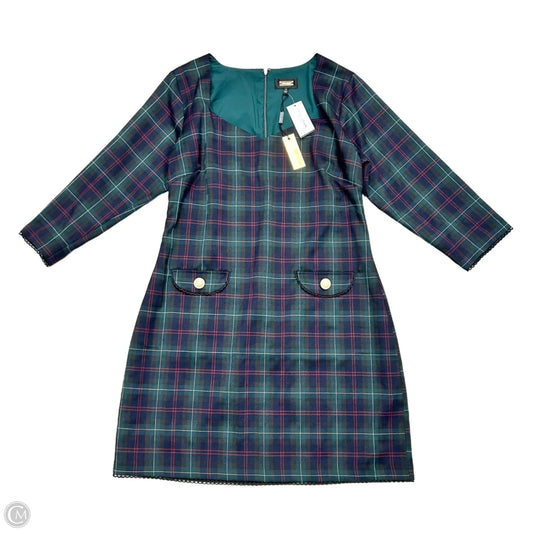 Dress Party Short By Alexia Admor In Plaid Pattern, Size: Xl