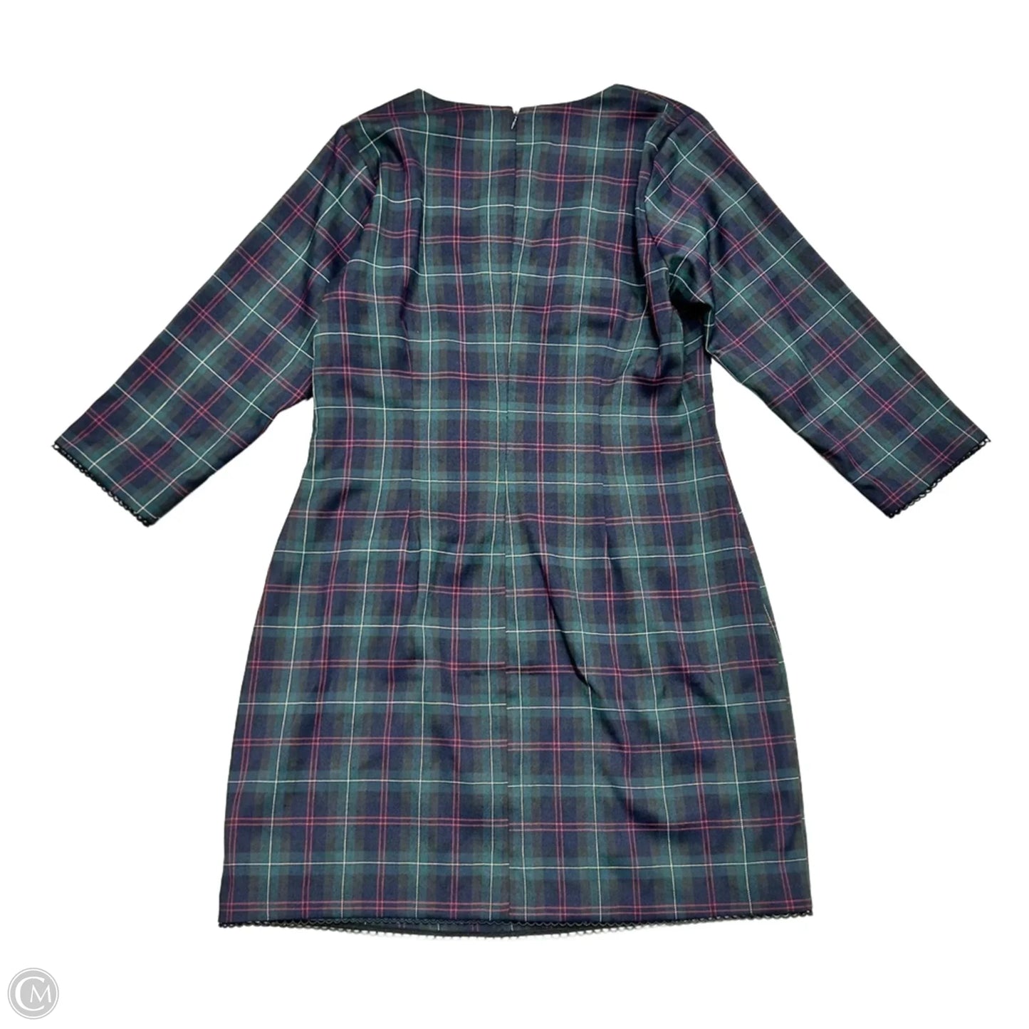 Dress Party Short By Alexia Admor In Plaid Pattern, Size: Xl