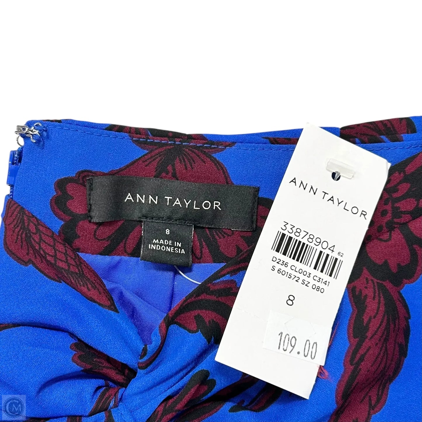 Skirt Midi By Ann Taylor In Blue & Purple, Size: 8