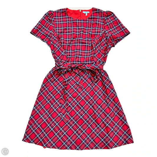 Dress Party Midi By Draper James In Blue Red & White, Size: 3x