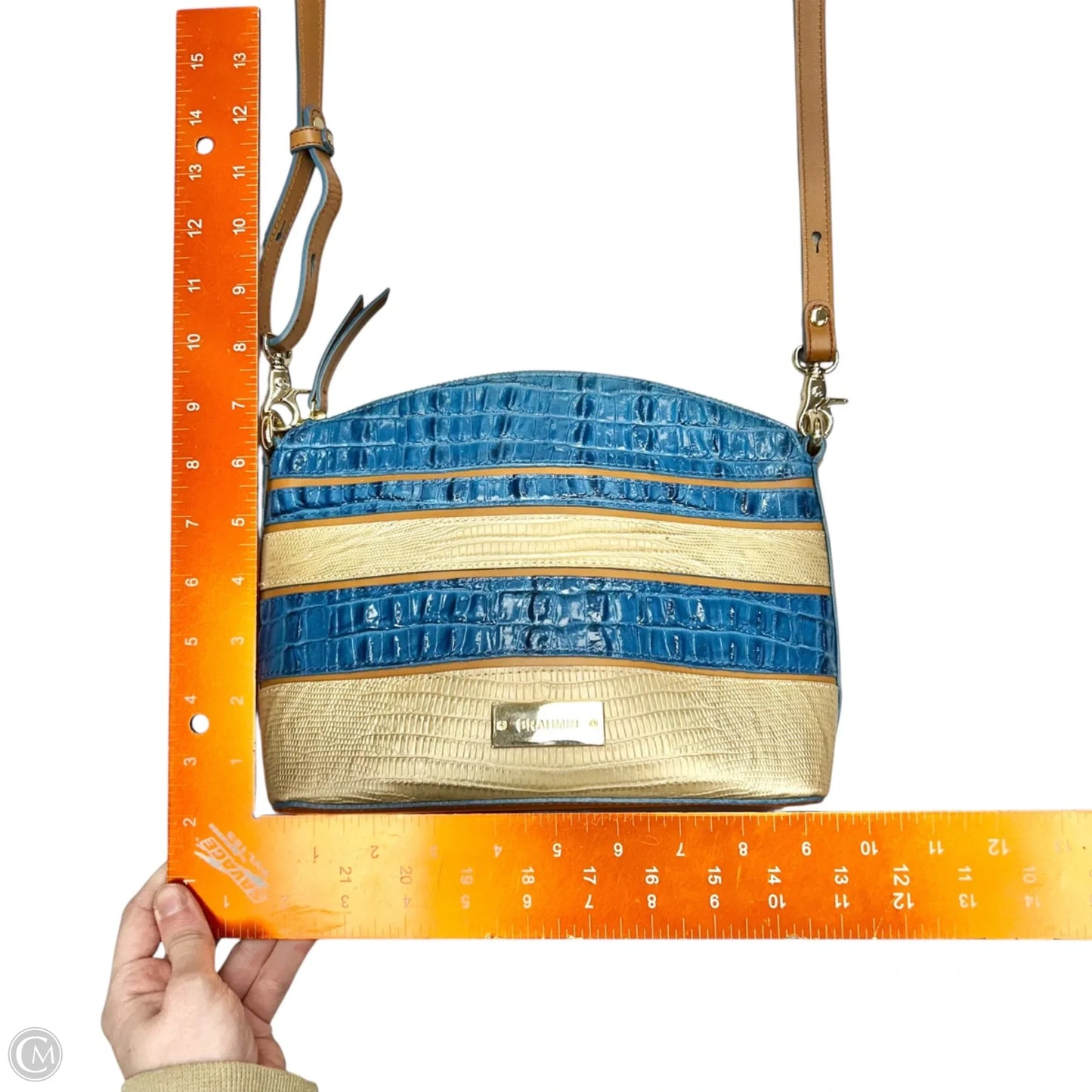 Crossbody Designer By Brahmin, Size: Medium