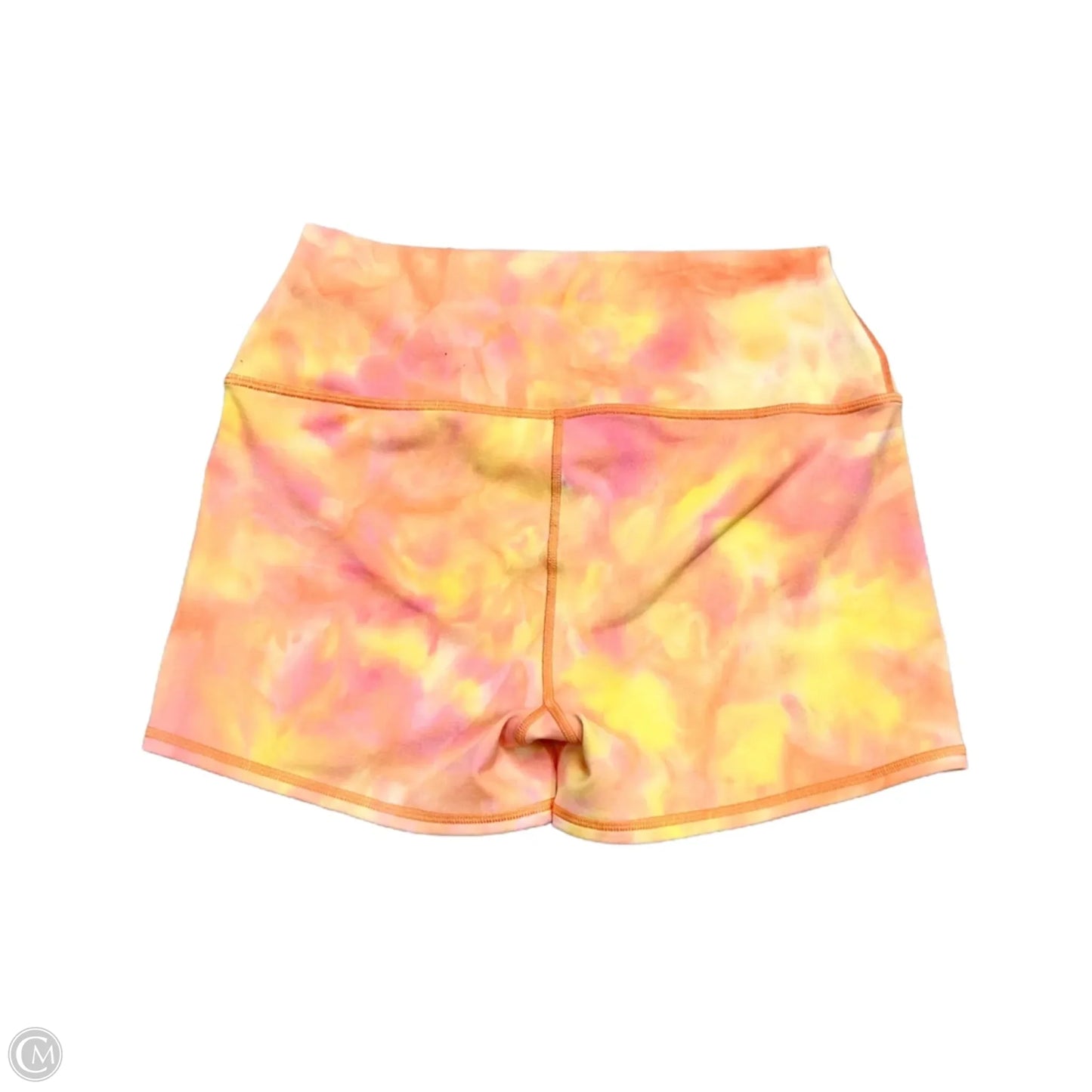 Athletic Shorts By Alo In Orange & Pink, Size: M