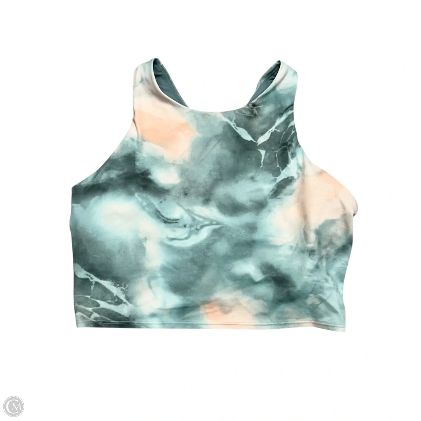 Athletic Bra By Athleta In Blue & Pink, Size: Xl