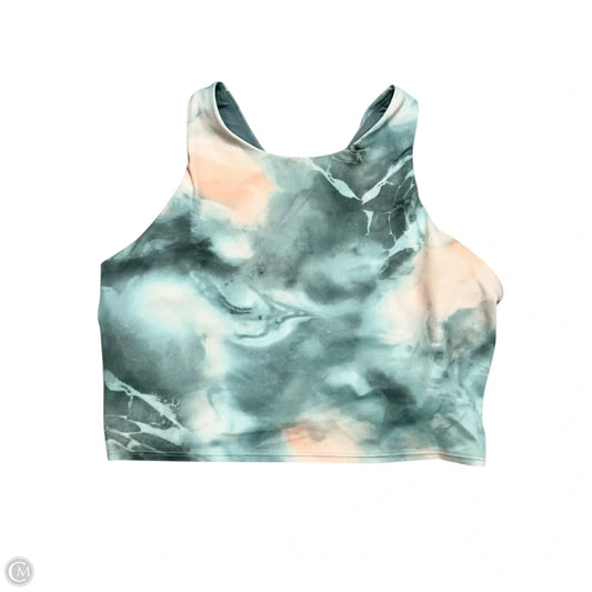 Athletic Bra By Athleta In Blue & Pink, Size: Xl