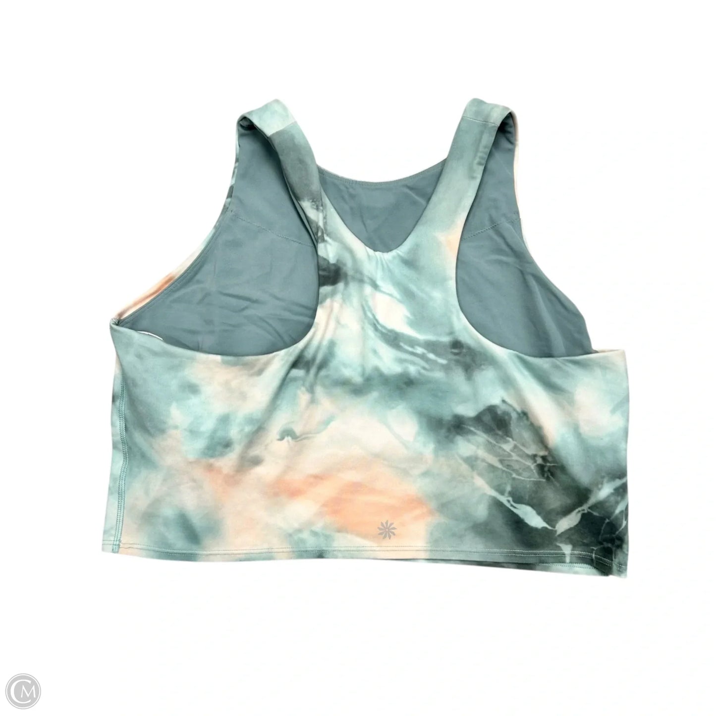 Athletic Bra By Athleta In Blue & Pink, Size: Xl