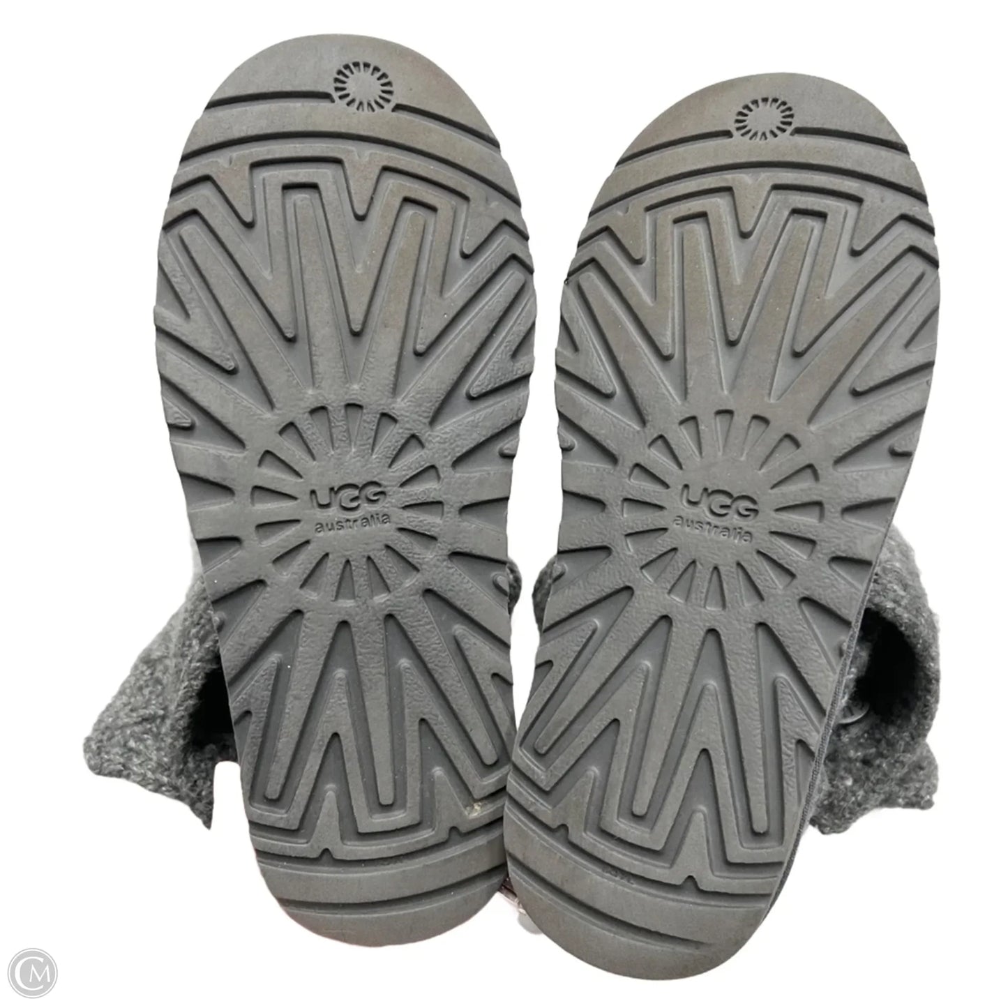 Boots Designer By Ugg In Grey, Size: 8