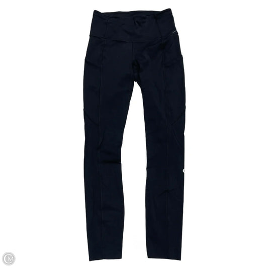 Athletic Leggings By Lululemon In Black, Size: S
