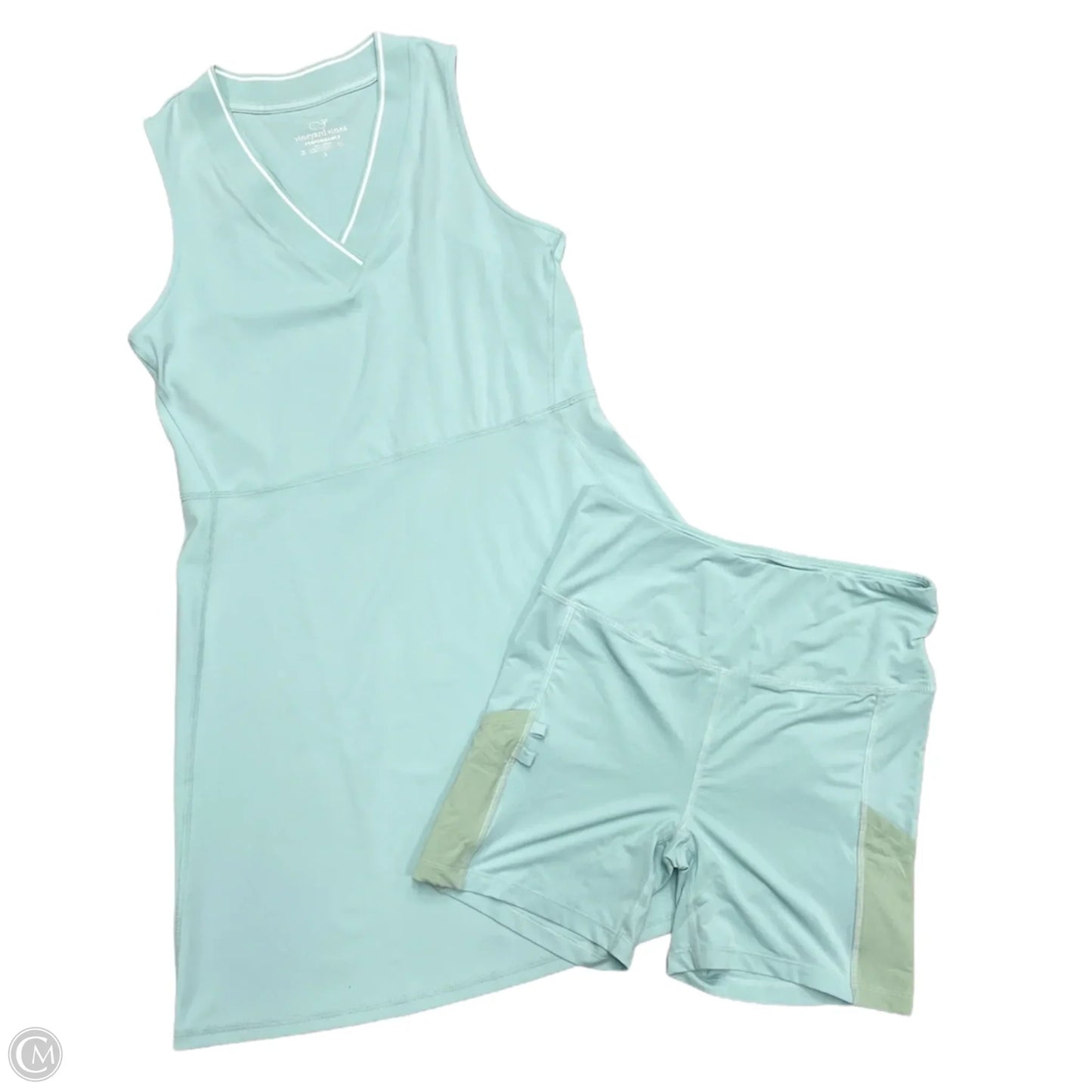Athletic Dress By Vineyard Vines In Aqua, Size: S