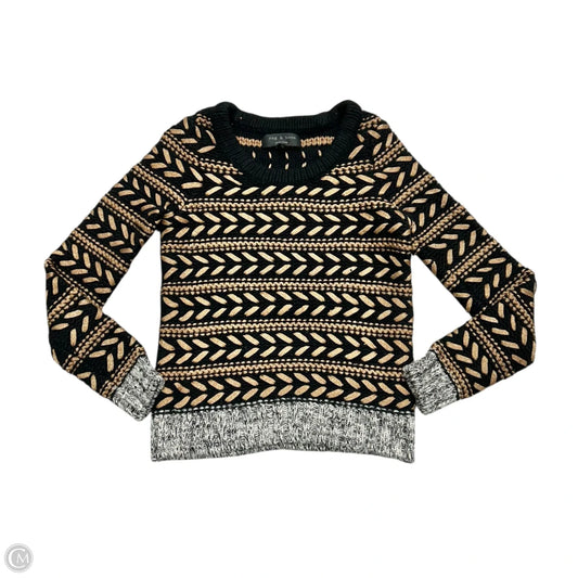 Sweater By Rag And Bone In Black & Gold, Size: Xs
