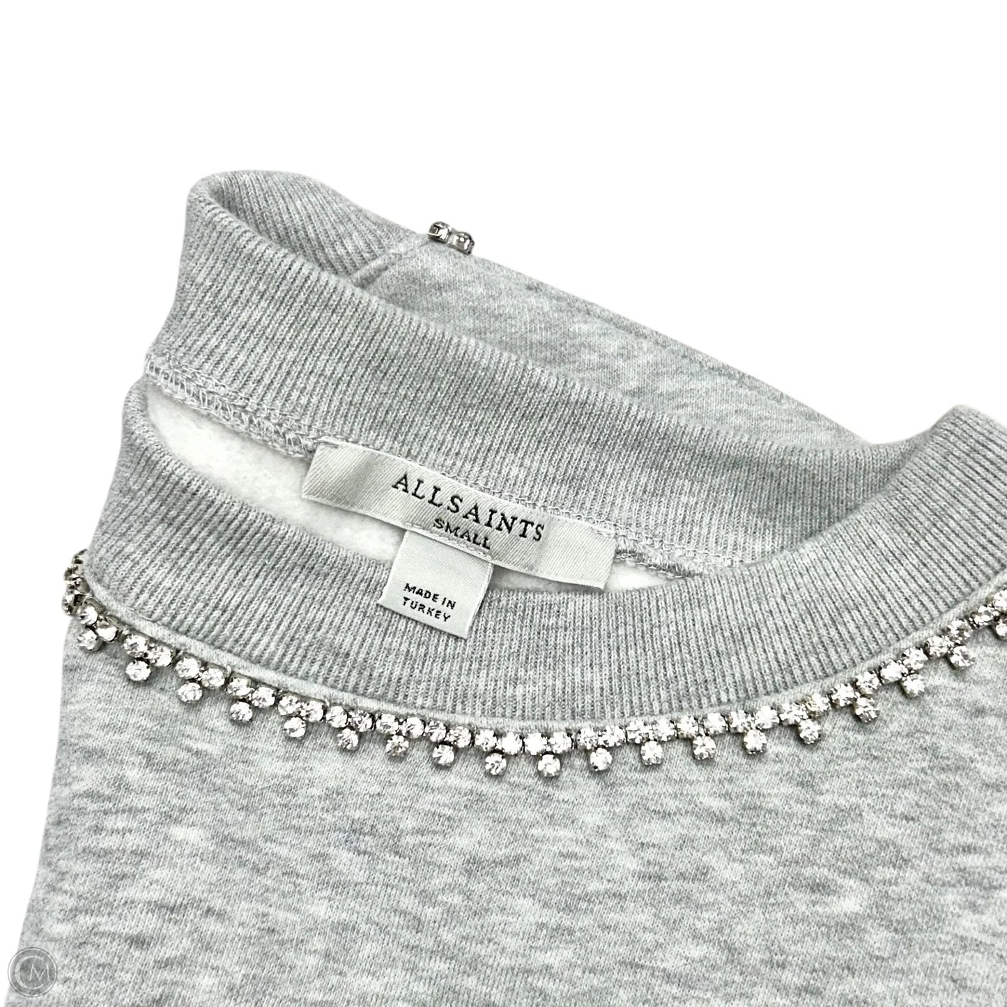 Sweatshirt Designer By All Saints In Grey, Size: S