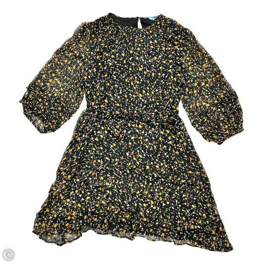 Dress Casual Midi By Draper James In Black & Yellow, Size: 2x