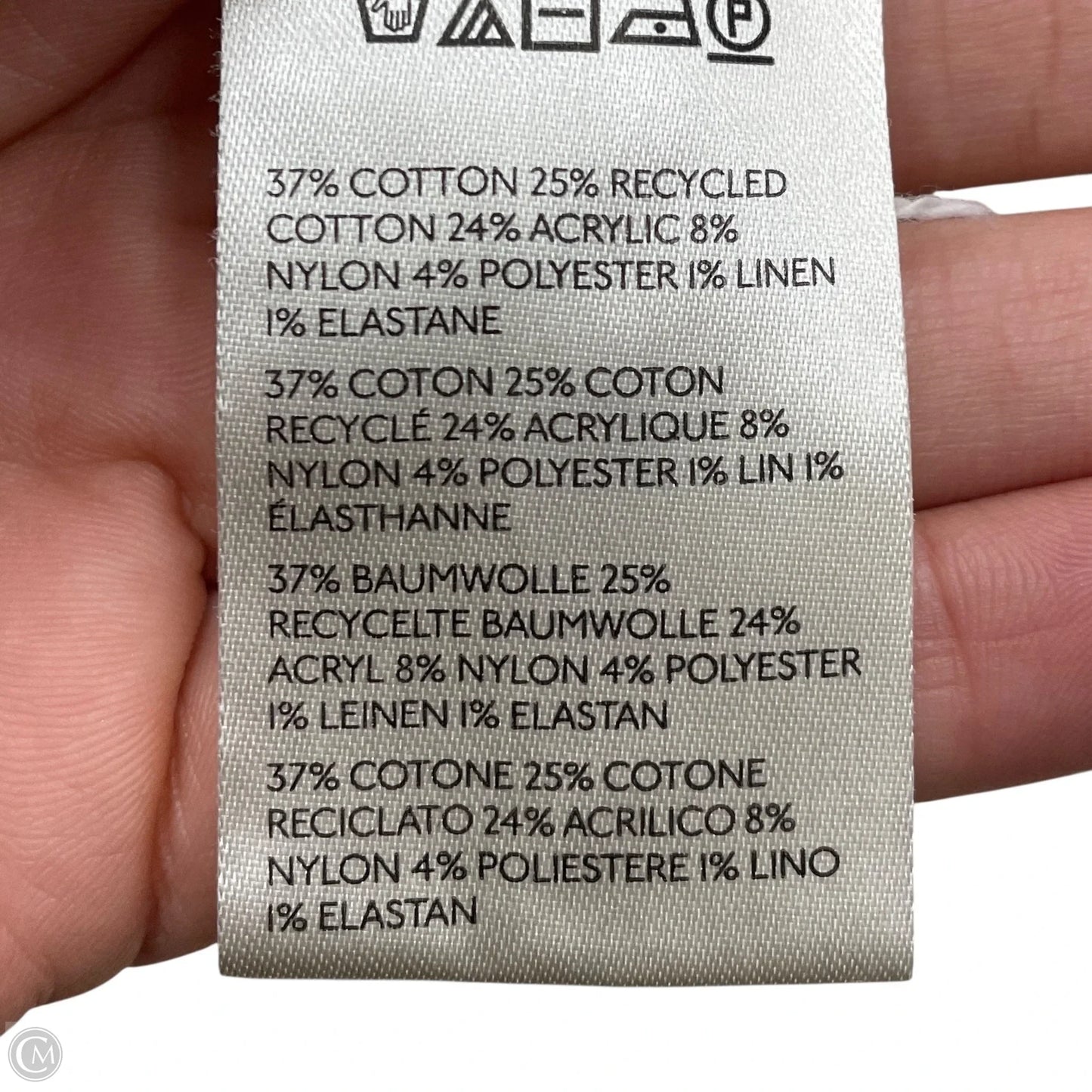 Sweater By Pilcro In Tan & White, Size: S