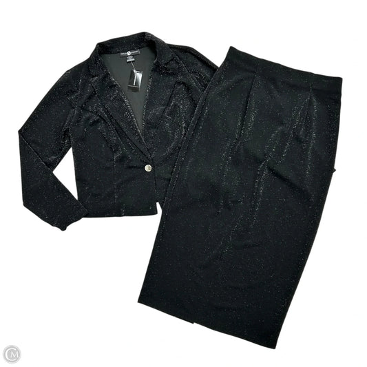 Skirt Set 2pc By Ashley Stewart In Black, Size: M