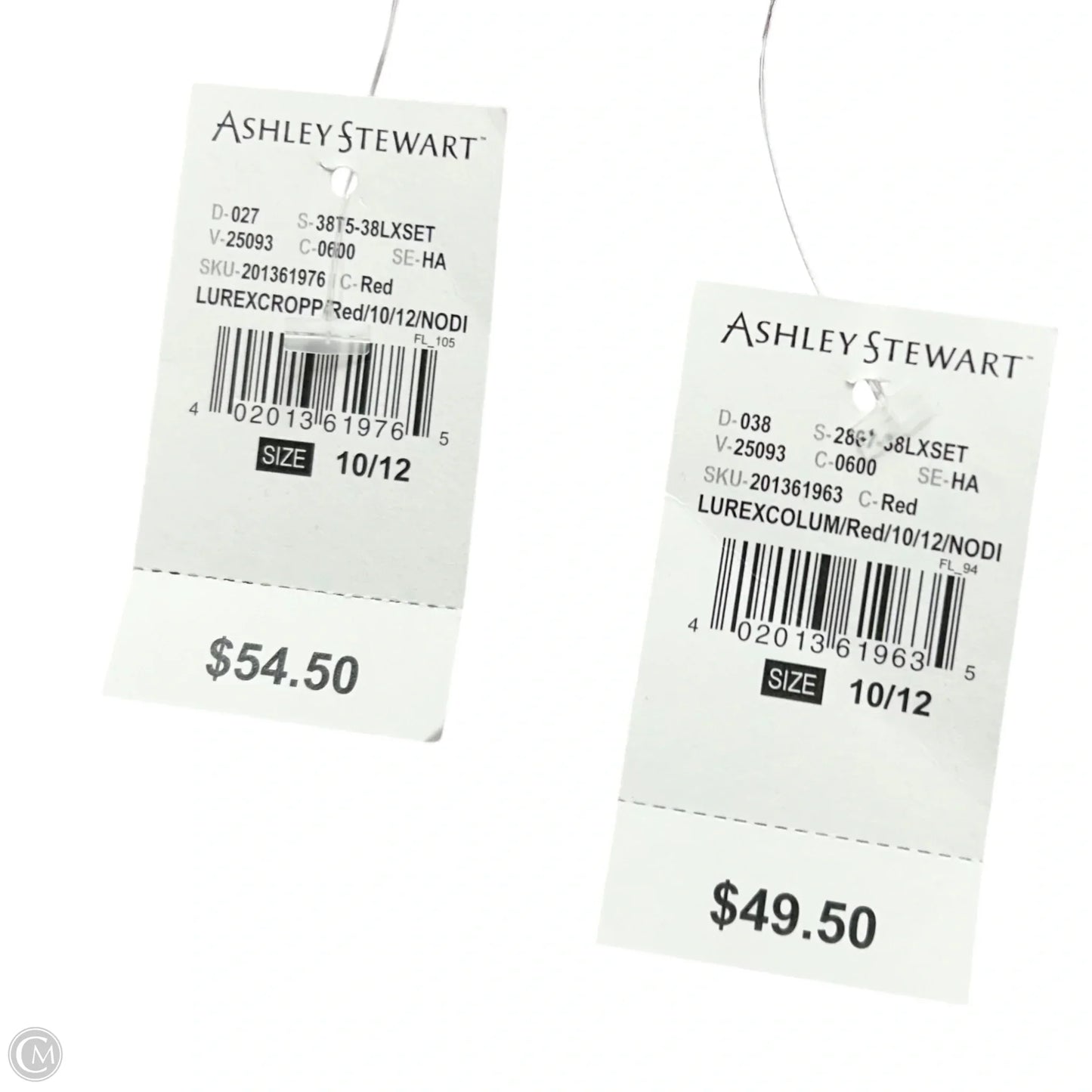 Skirt Set 2pc By Ashley Stewart In Red, Size: M