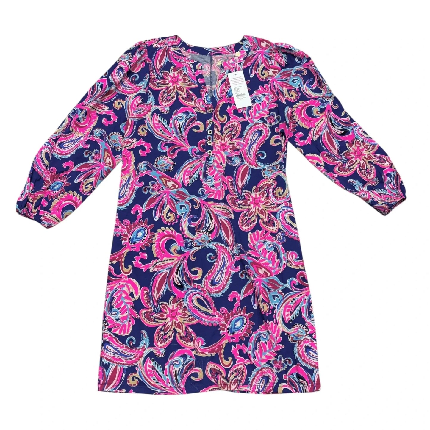 Dress Designer By Lilly Pulitzer In Blue & Pink, Size: S