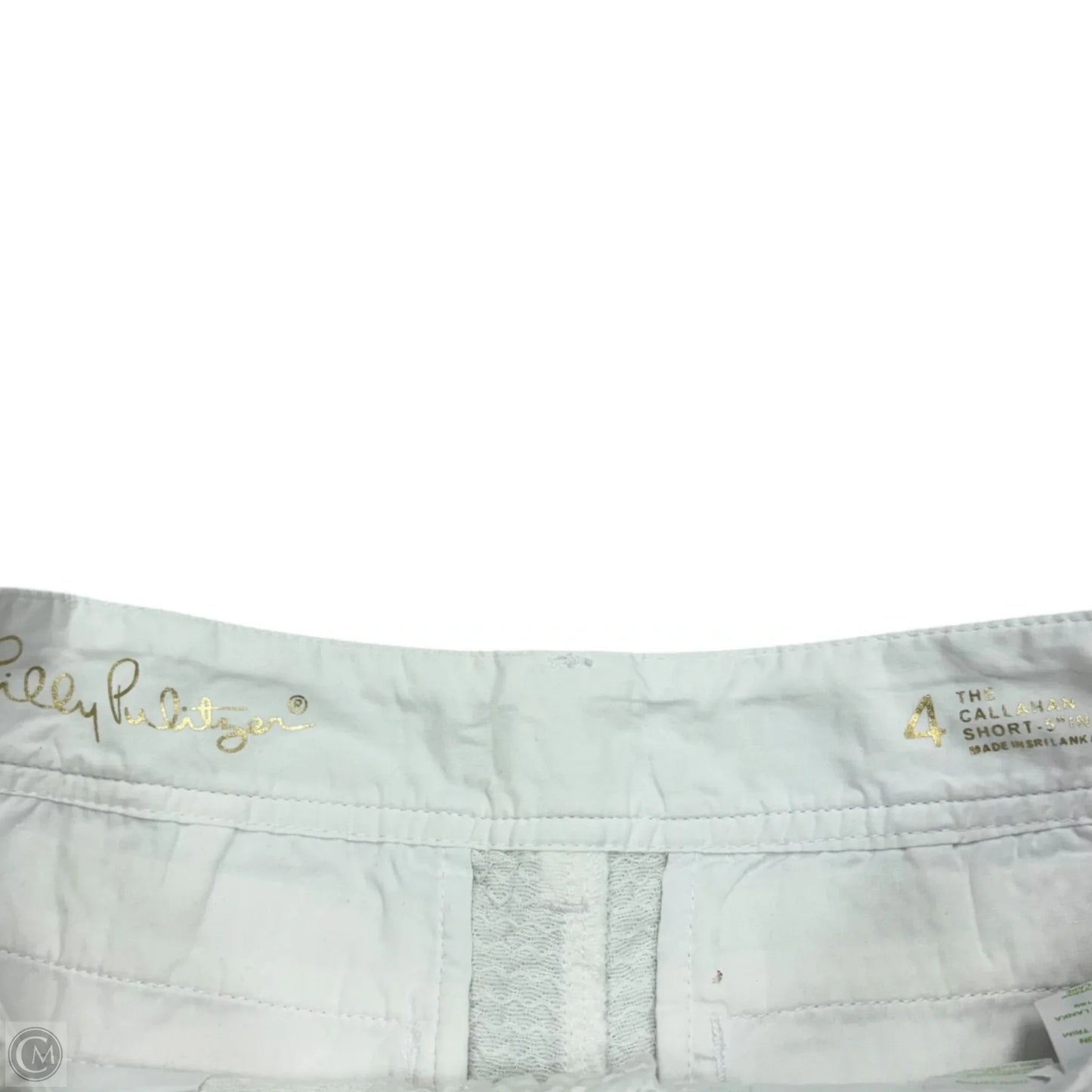 Shorts Designer By Lilly Pulitzer In White, Size: S