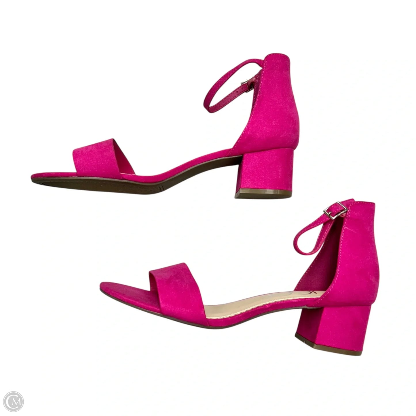 Sandals Heels Block By Sugar In Pink, Size: 12